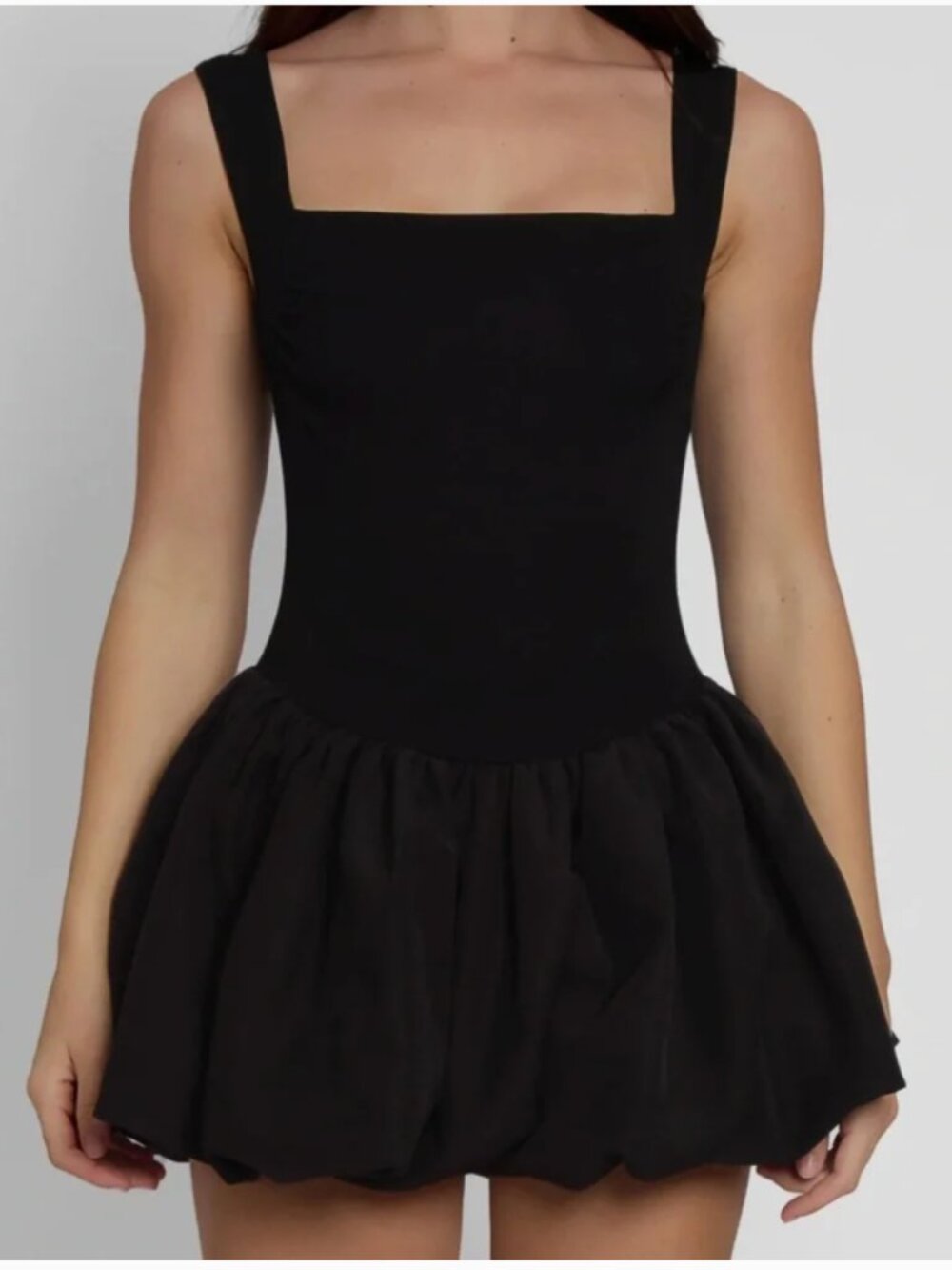 Leau Bisou Bubble Knit Mini Dress
